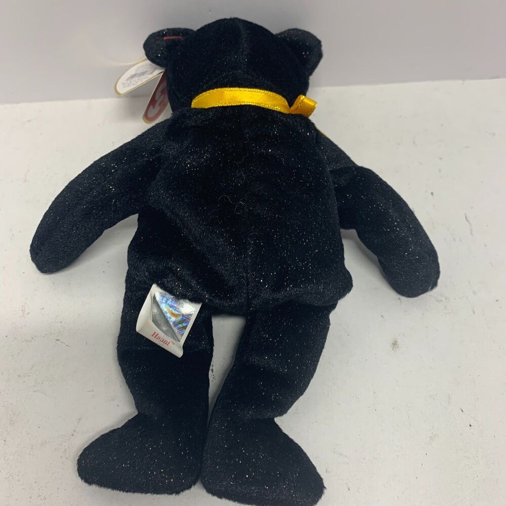 ty beanie babie haunt the bear halloween tag year error 2000 - Picture 3 of 6
